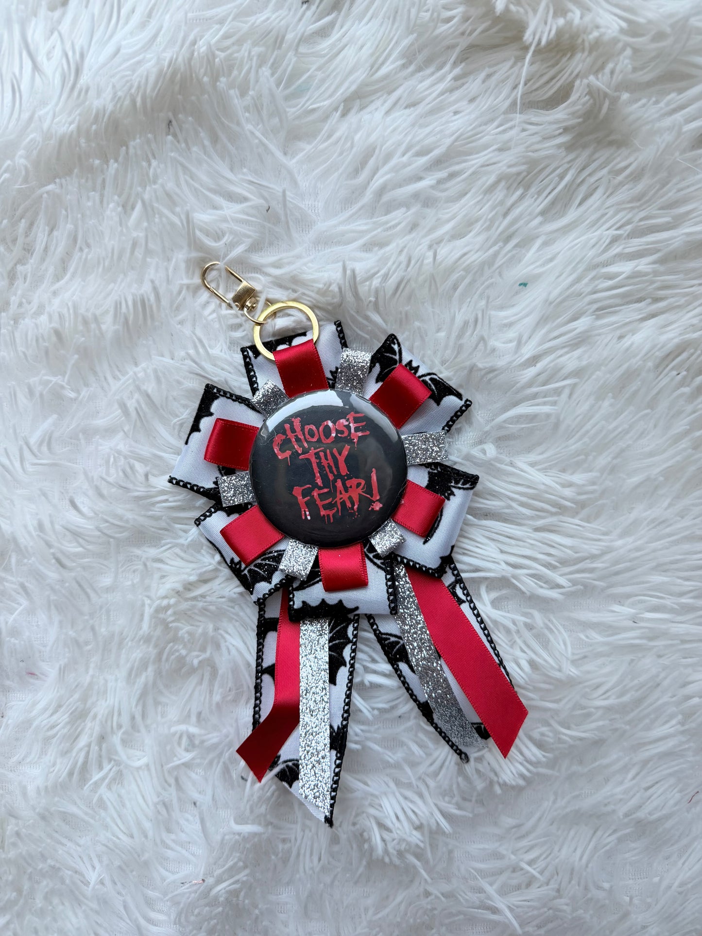 CHOOSE THY FEAR BAG CHARM