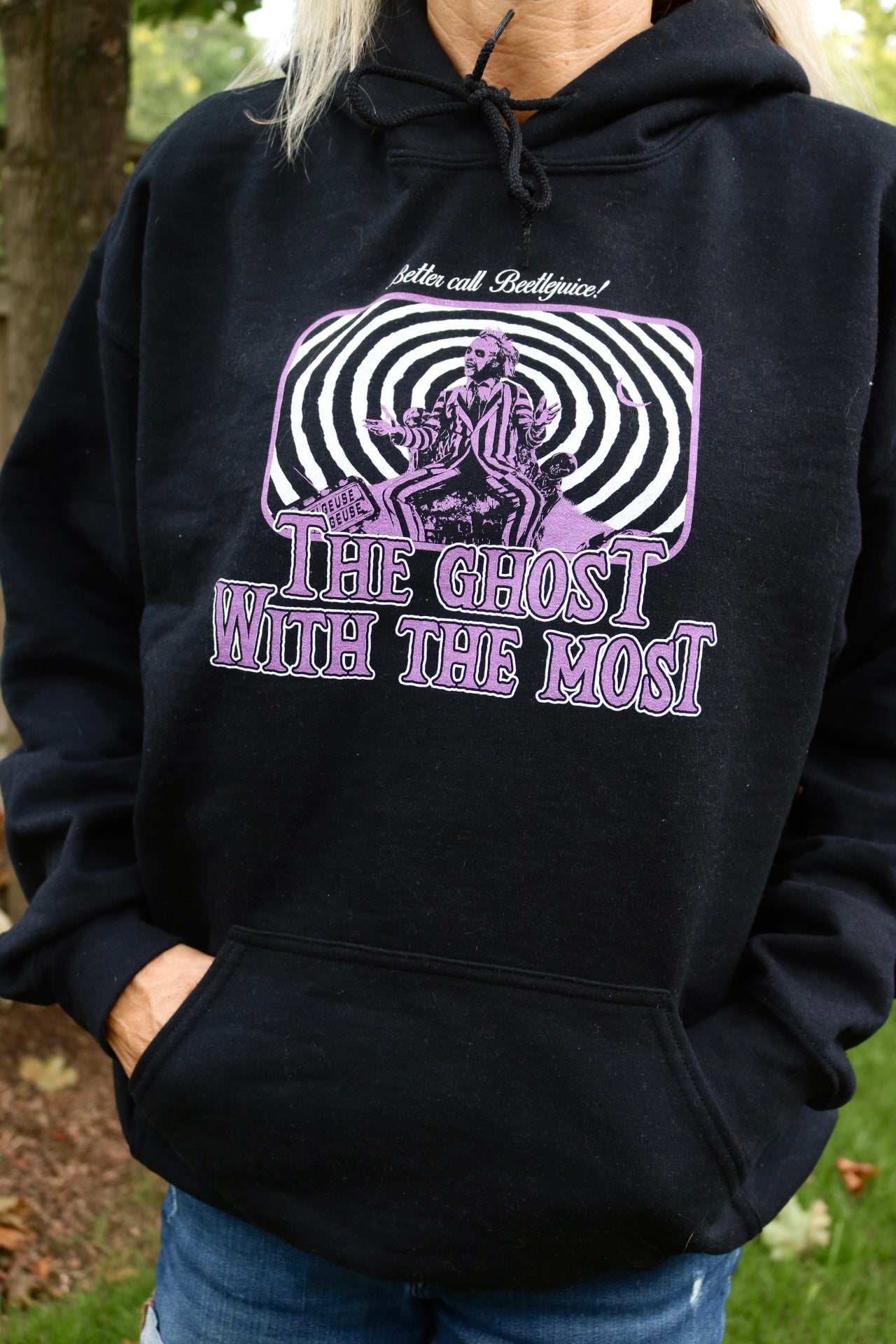 CALL THE BIO-EXORCIST oopsie 2XL black crew