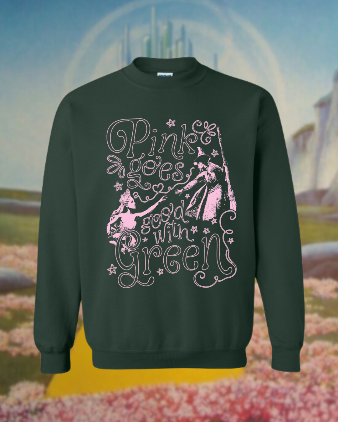 PINK GOES WITH GREEN