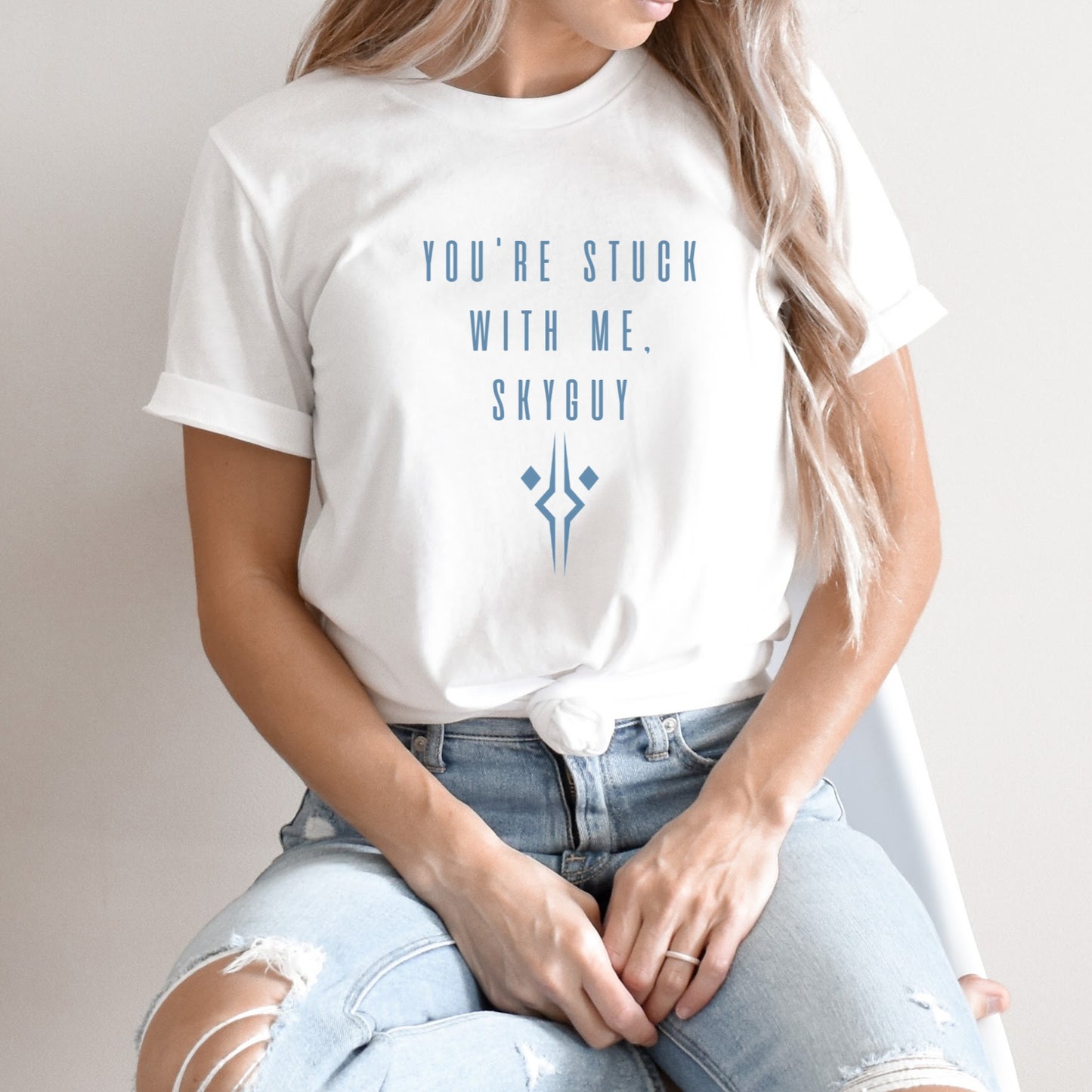 STUCK WITH ME SKYGUY TEE