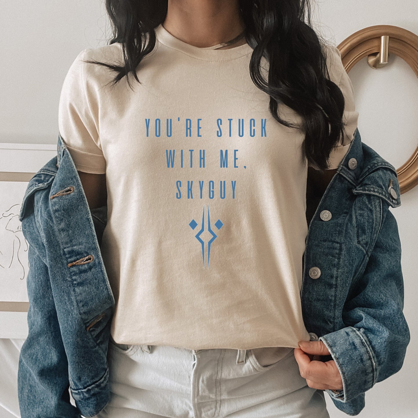 STUCK WITH ME SKYGUY TEE