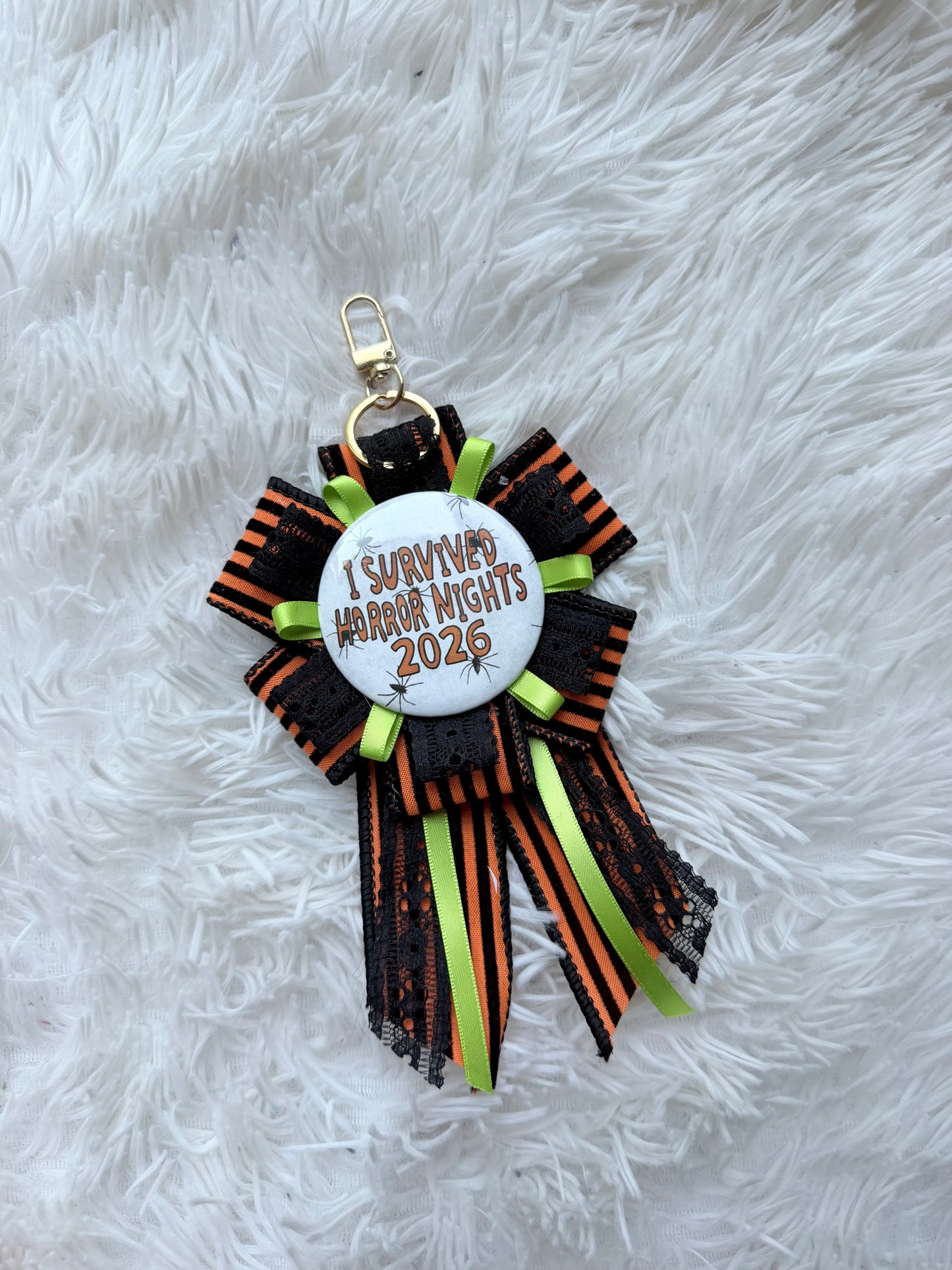 I SURVIVED HHN BAG CHARM