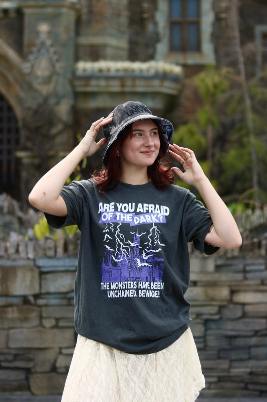 AFRAID OF THE DARK - 2XL WASHED BLACK (We made too much)