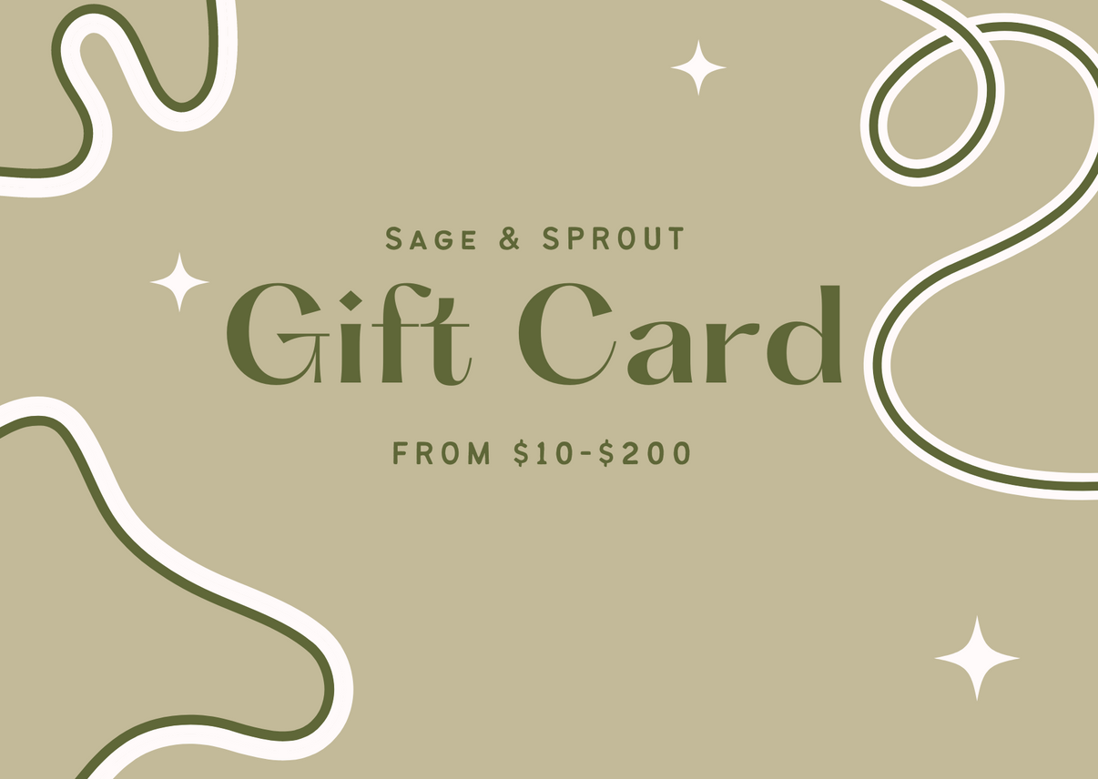 SAGE & SPROUT GIFT CARD Sage and Sprout