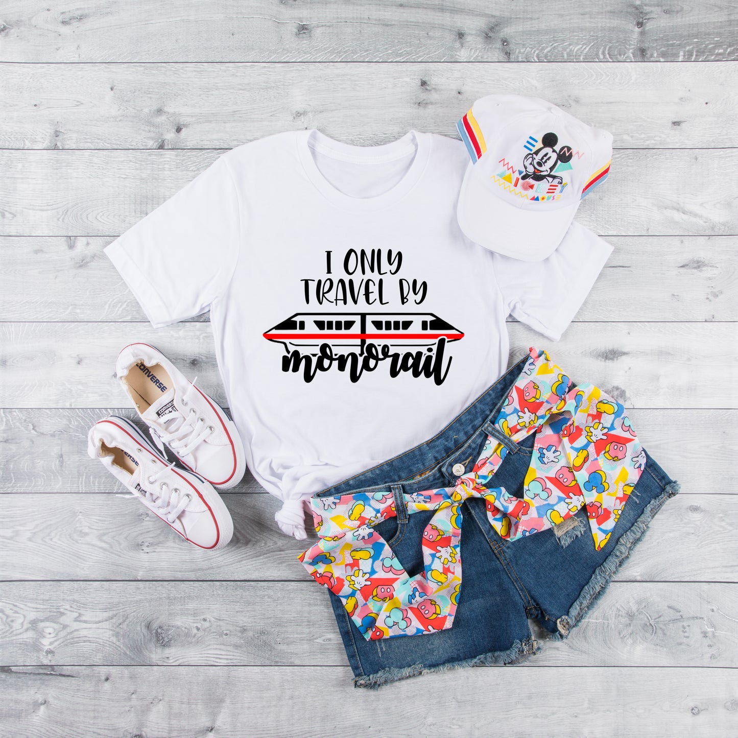 TRAVEL BY MONORAIL TEE